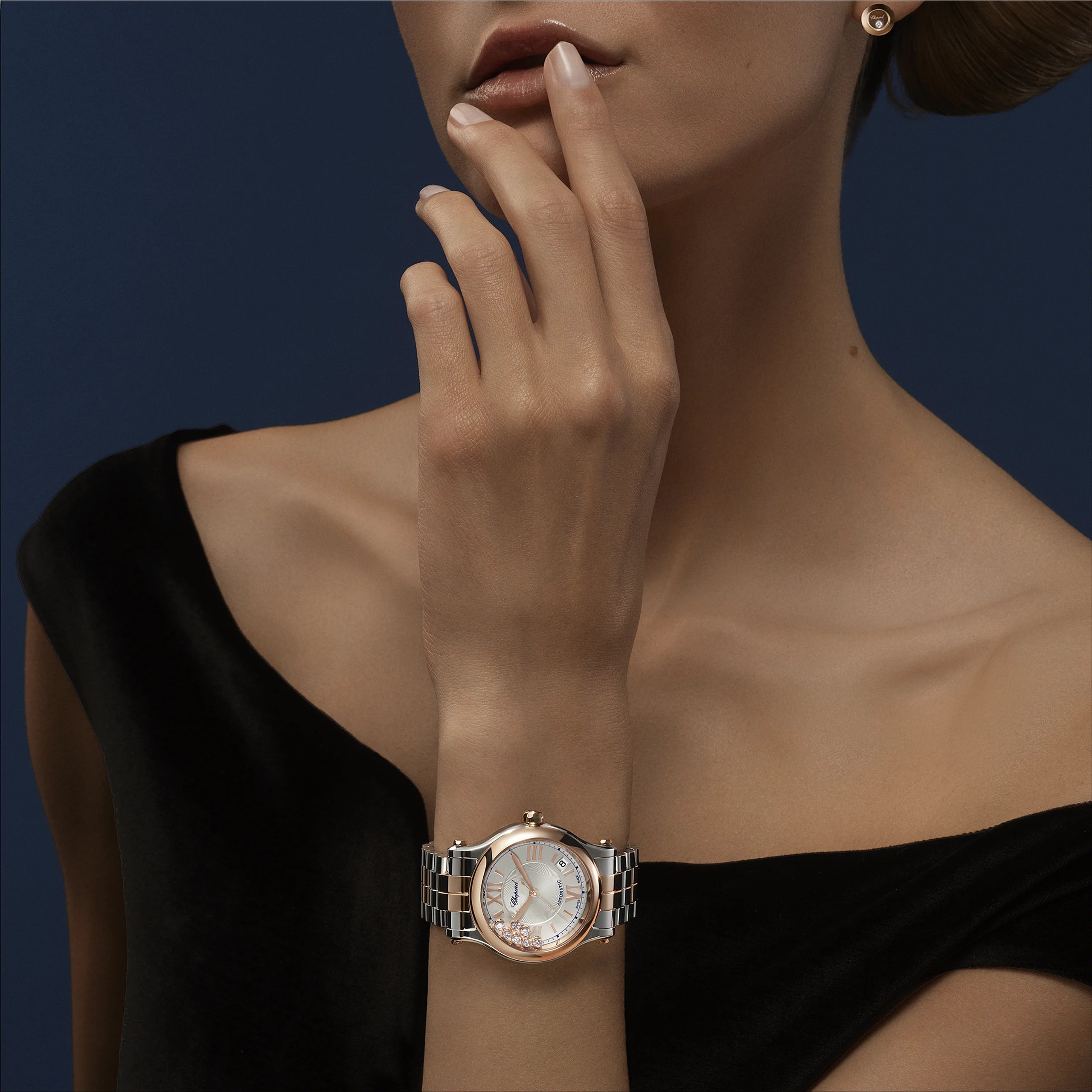 Happy Sport Steel And Rose Gold 278559-6026 AU750