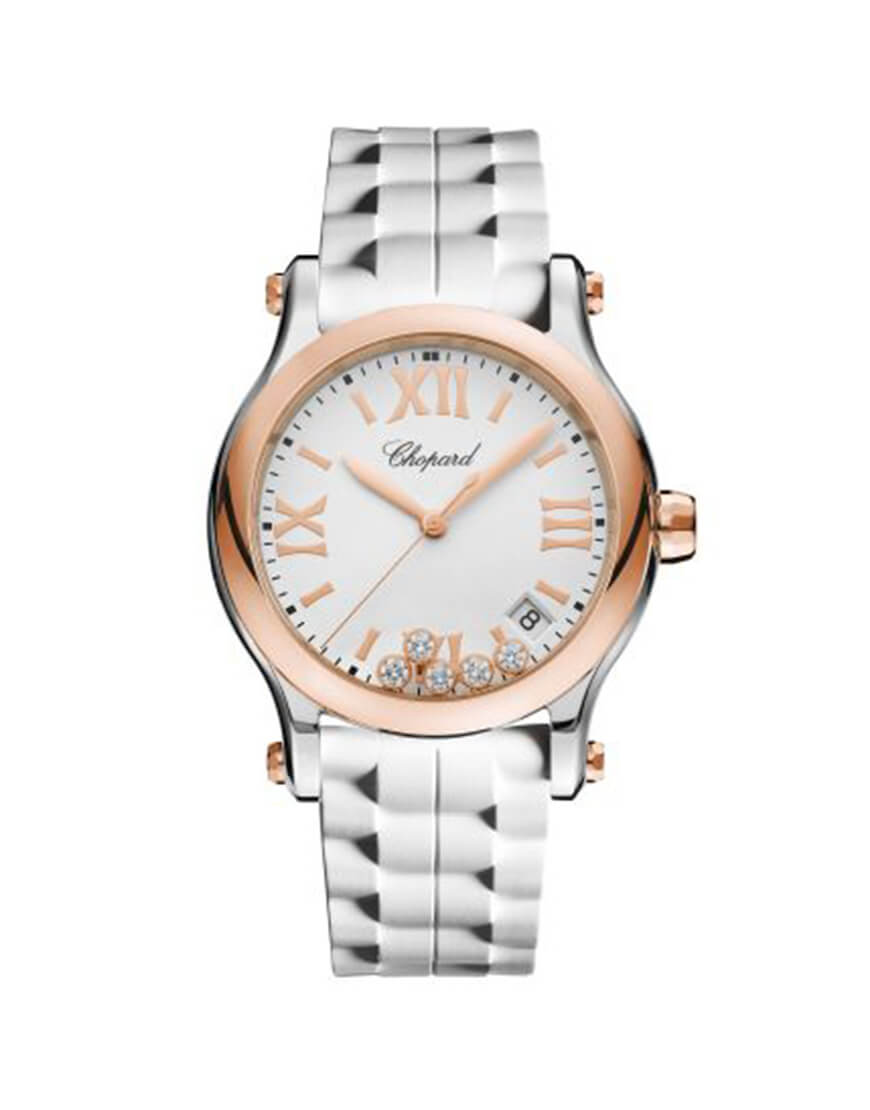 Chopard - H SPORT RG/STWHITE RO RUBBER