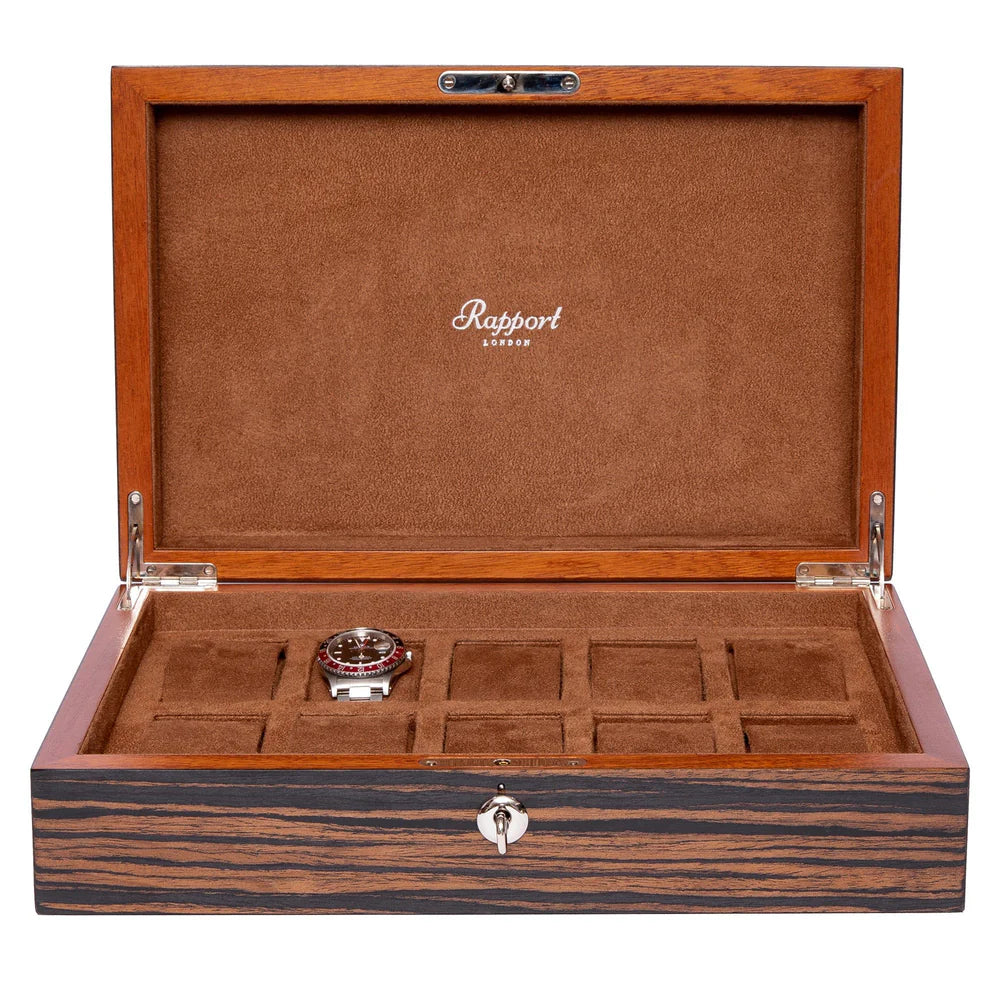 Heritage Ten Watch Box Macassar L273