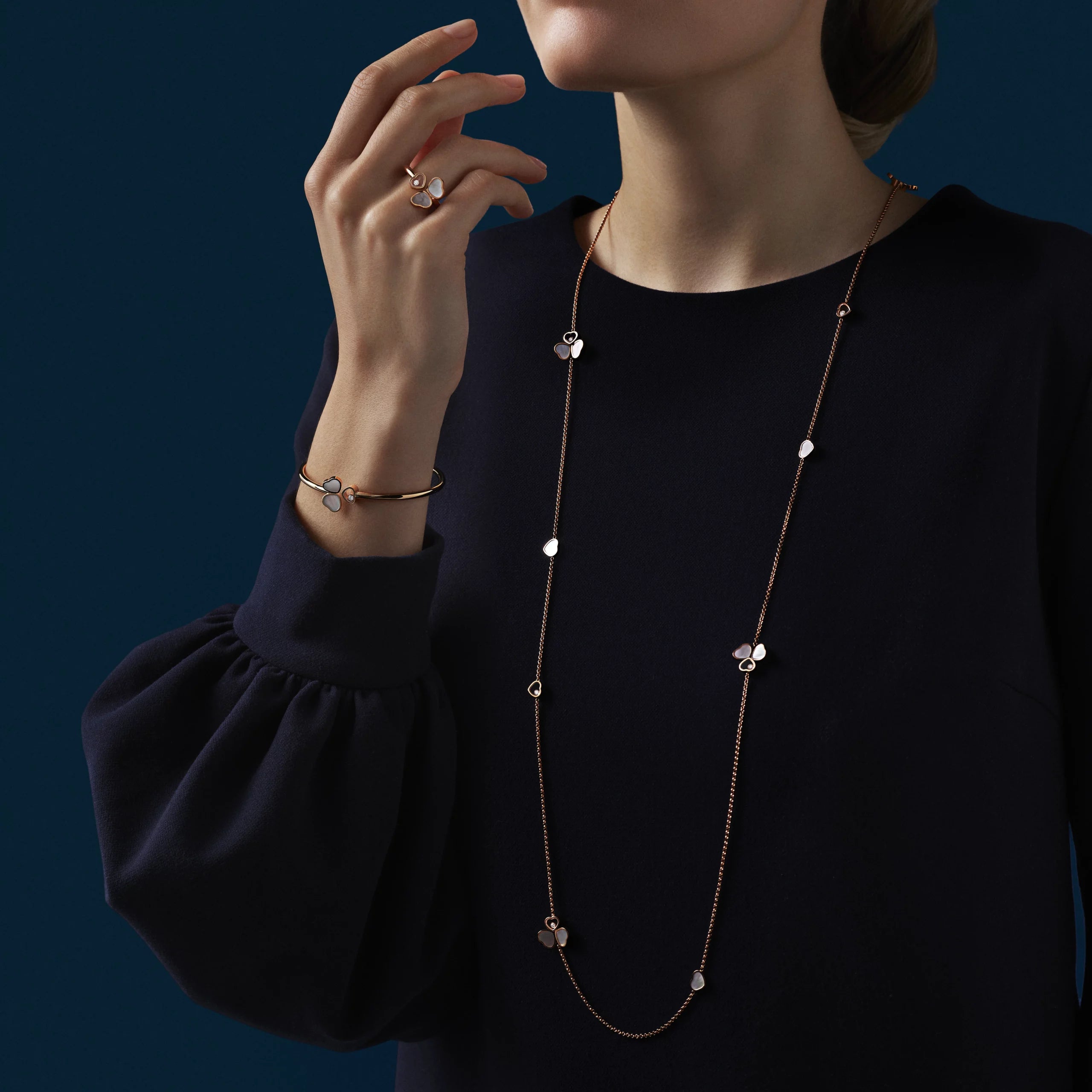 Ring Happy Hearts 2MOP 1G Size 58/59 82A083-5316 AU750