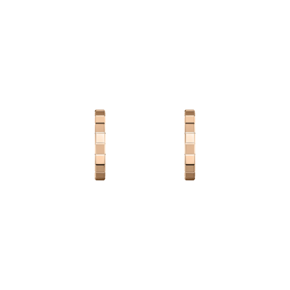 Ice Cube Earrings Mini, Rose Gold