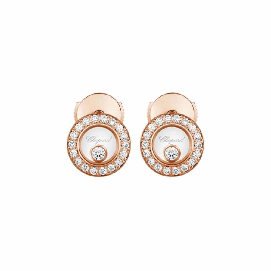 Happy Diamonds Earrings Rose Gold 83A017-5201