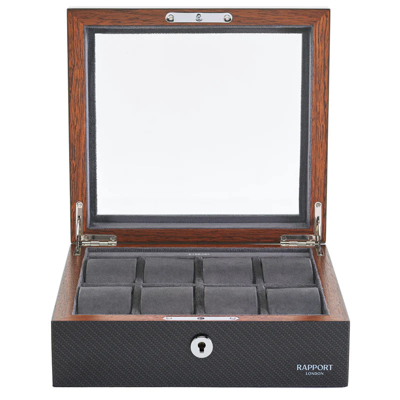 Optic Eight Watch Box - Carbon Fibre L287