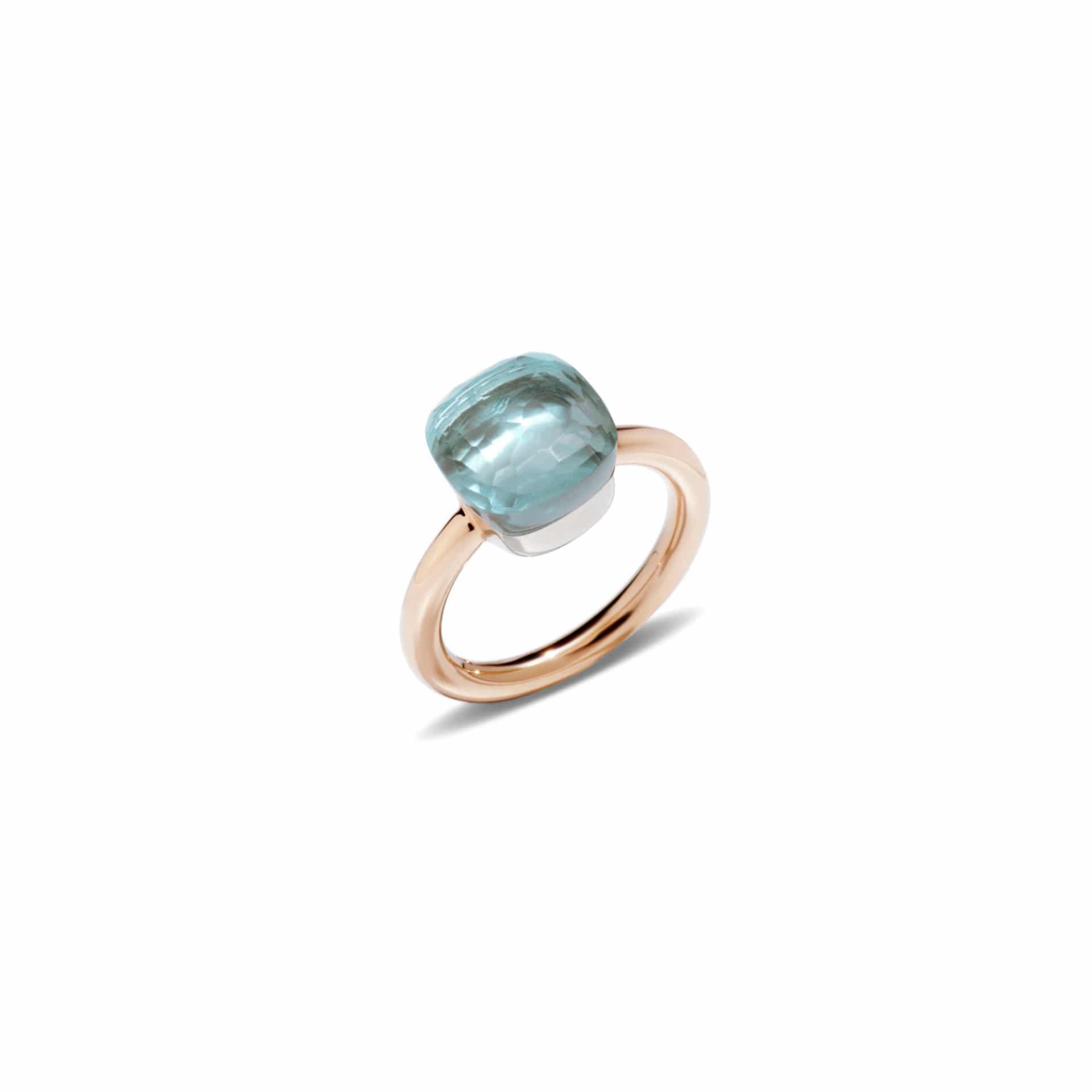 Pomellato - NUDO RING WG/RG SKY BLUE TOPAZ-52