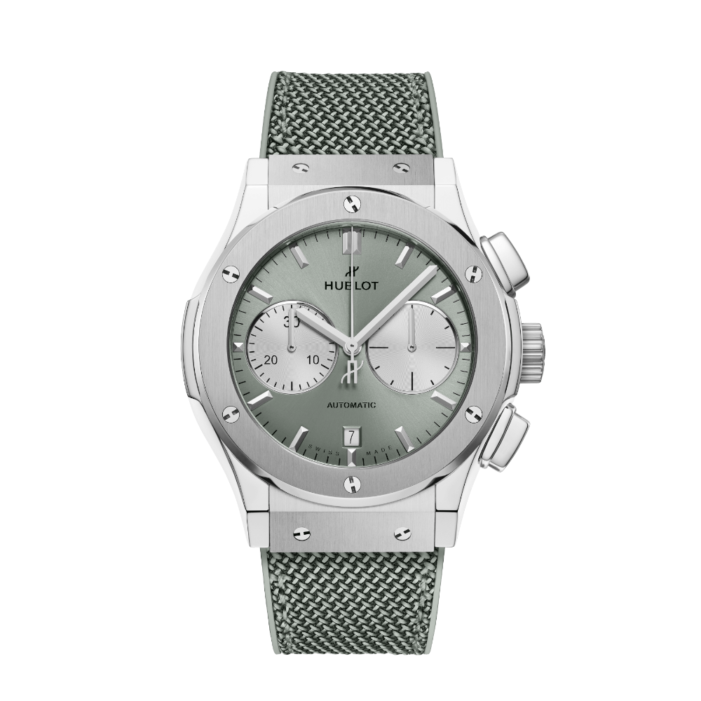 Classic Fusion Chronograph Titanium Sage Green 45mm