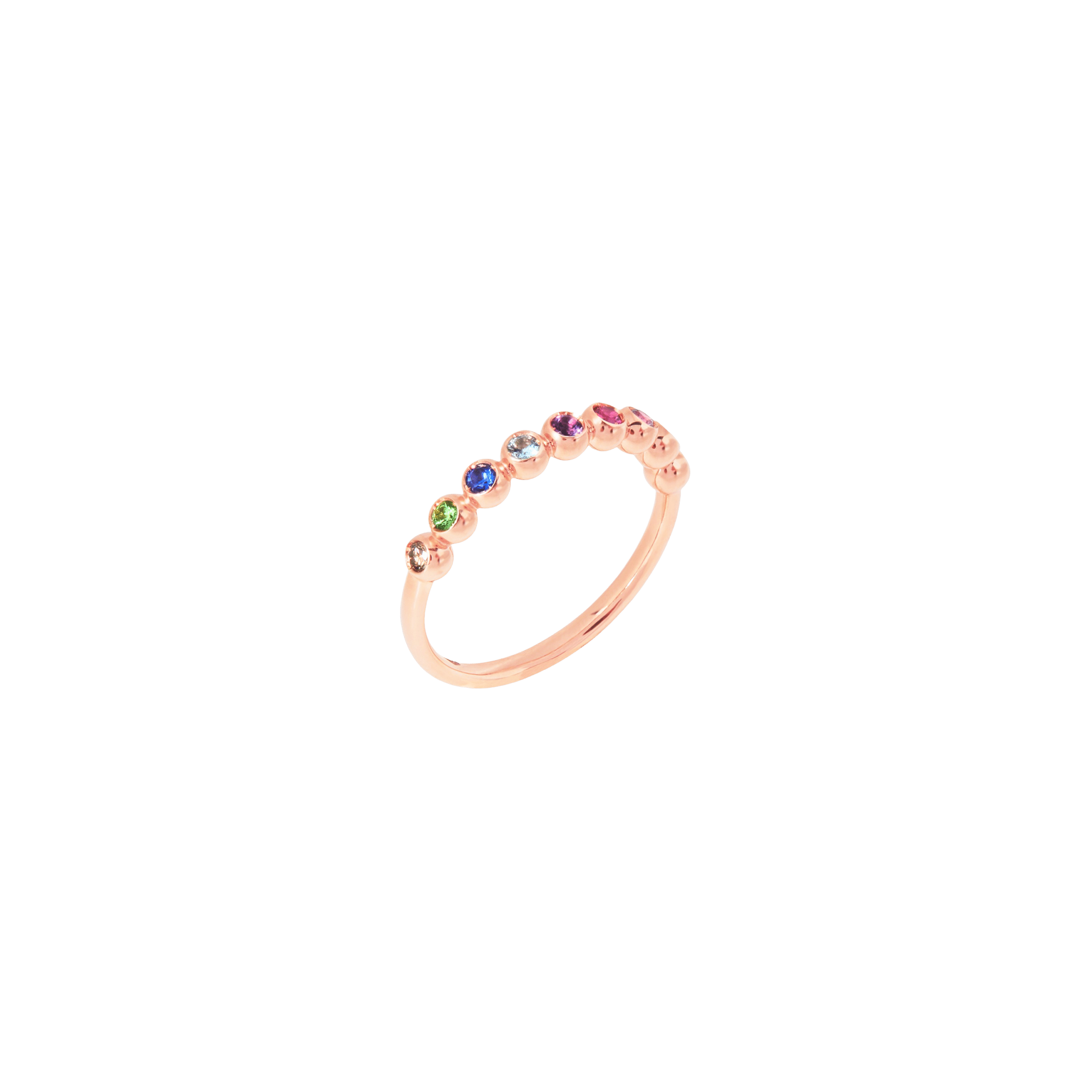 Bollicine Ring Rg Wd Bd Color Stones 54 DAC3005 Bolli VA09R 54