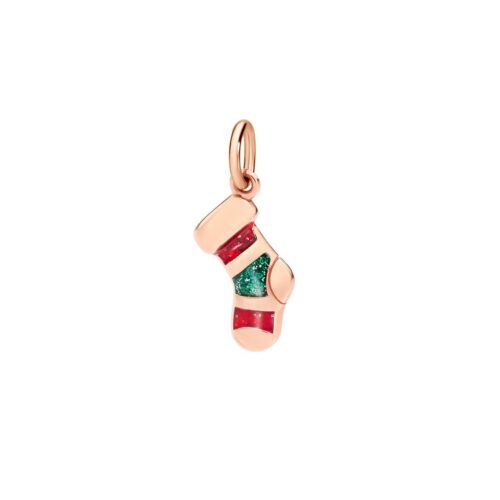 Rg Red Green Enamel Xmas Stocking Charm DMC0020XSOCKERV9R
