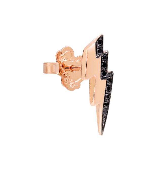 Dodo - LIGHT EAR IN RG BLACK DIAM