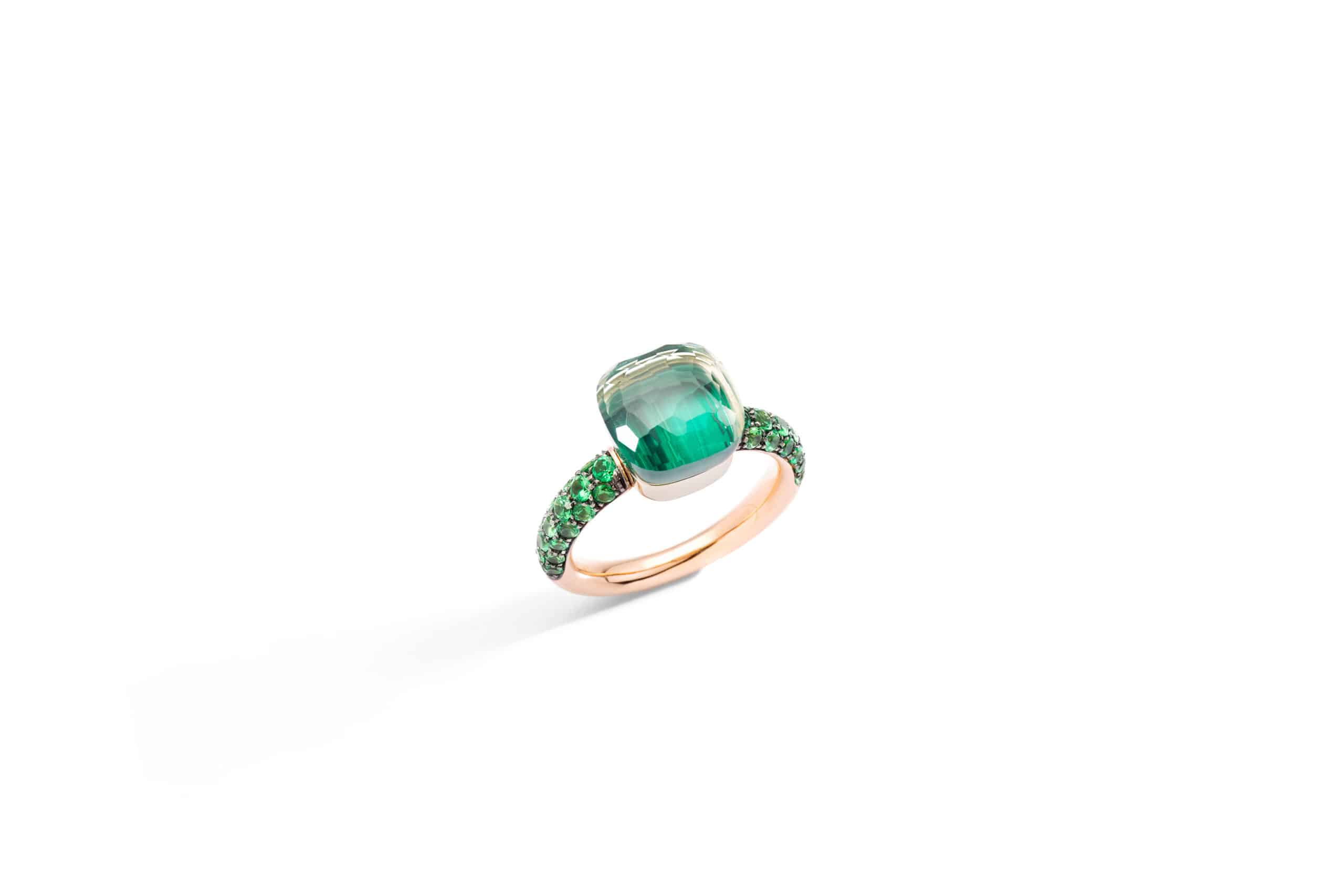 Nudo Ring Classic Prasiolit/malachite 55 PAB9040O6BKRTZMPA 55