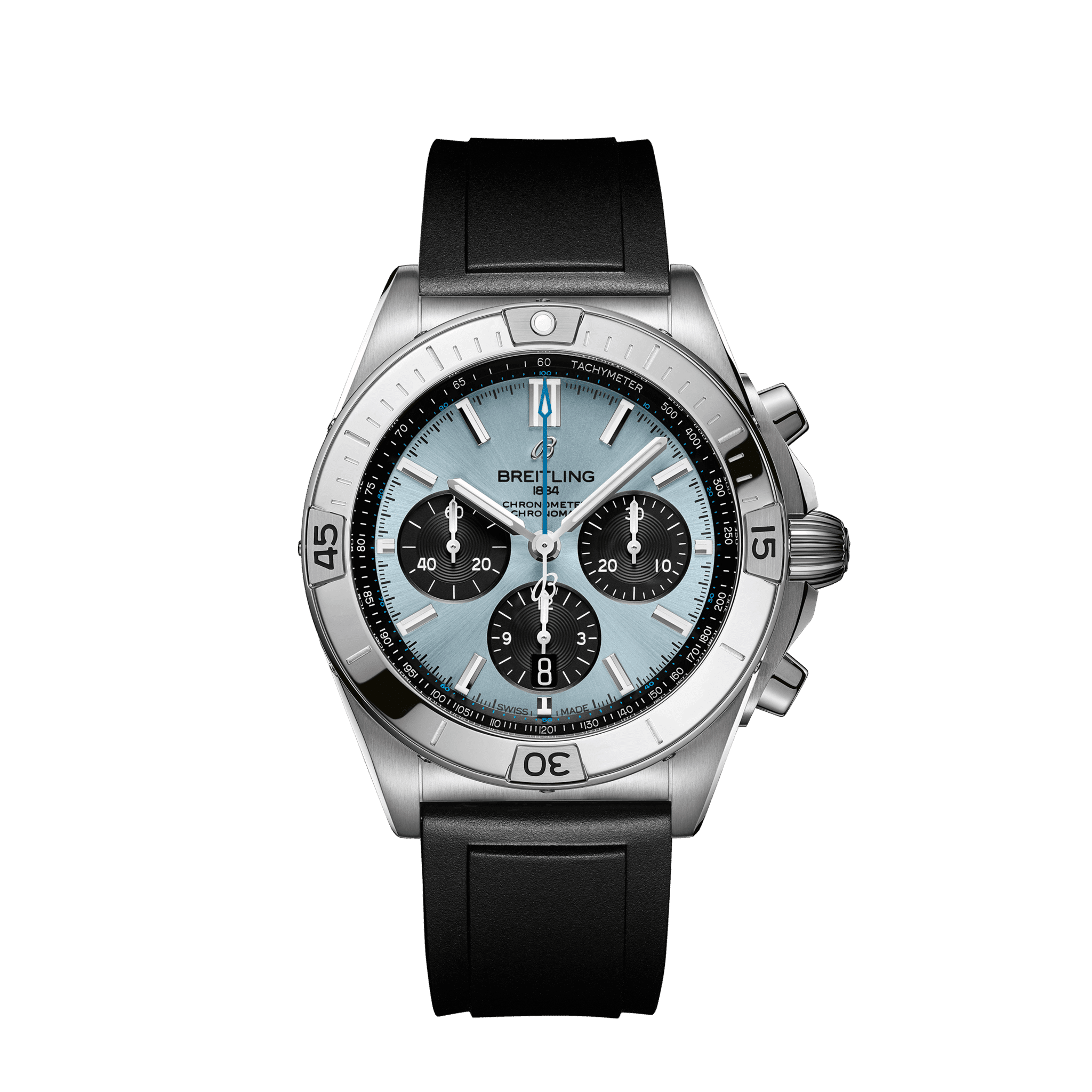 Chronomat 42 B01 St/ Plat Auto Rubber PB0134101C1S1