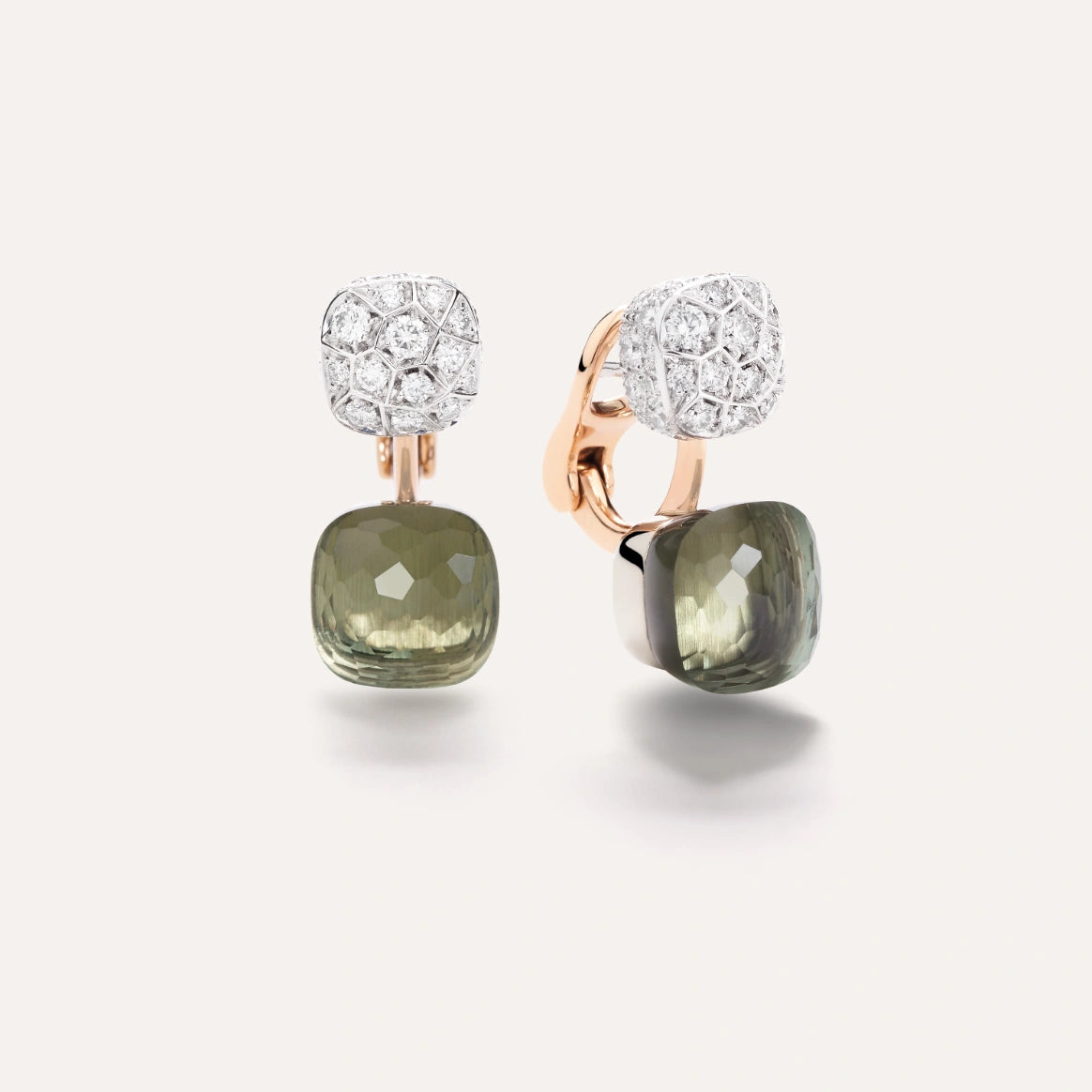 Nudo Earrings Rg/wg Prasiolite Wd POC4020O6WHRDB0PA AU750