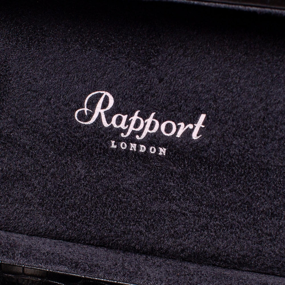 Brompton Five Watch Box Black Leather L262