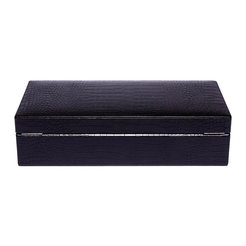 Brompton Five Watch Box Black Leather L262