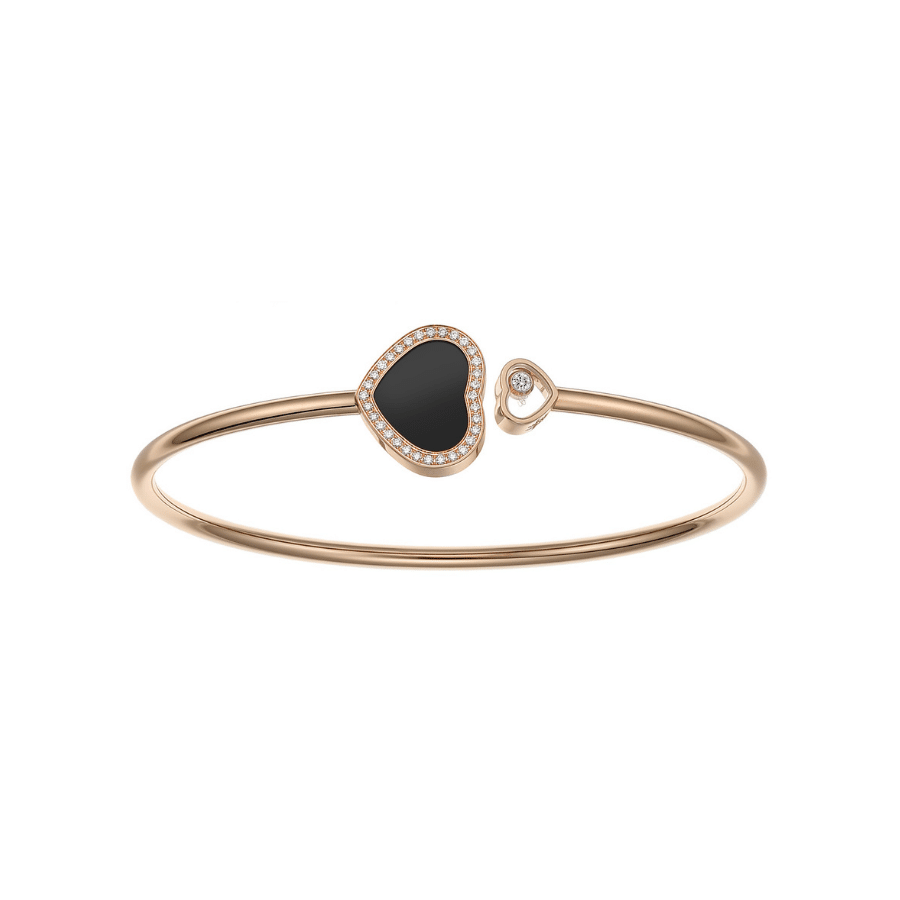 Happy Hearts Bangle Rose Gold 85A074-5203 Medium