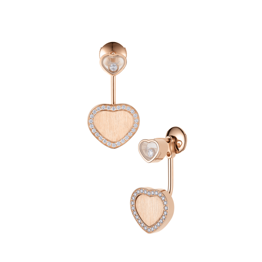HAPPY HEARTS EARRINGS ROSE GOLD