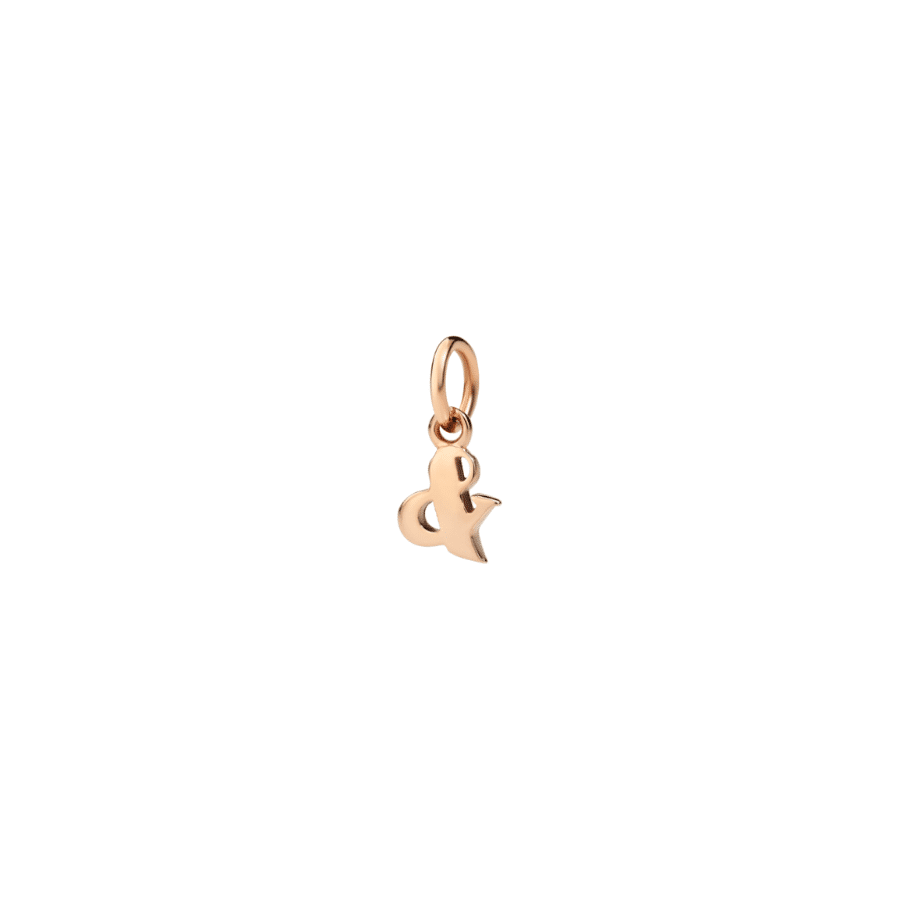 Letters & Numbers Charm Rose Gold DMC1008-LET&S-0009R