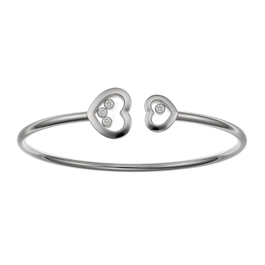 Happy Diamonds Bangle White Gold 85A614-1003