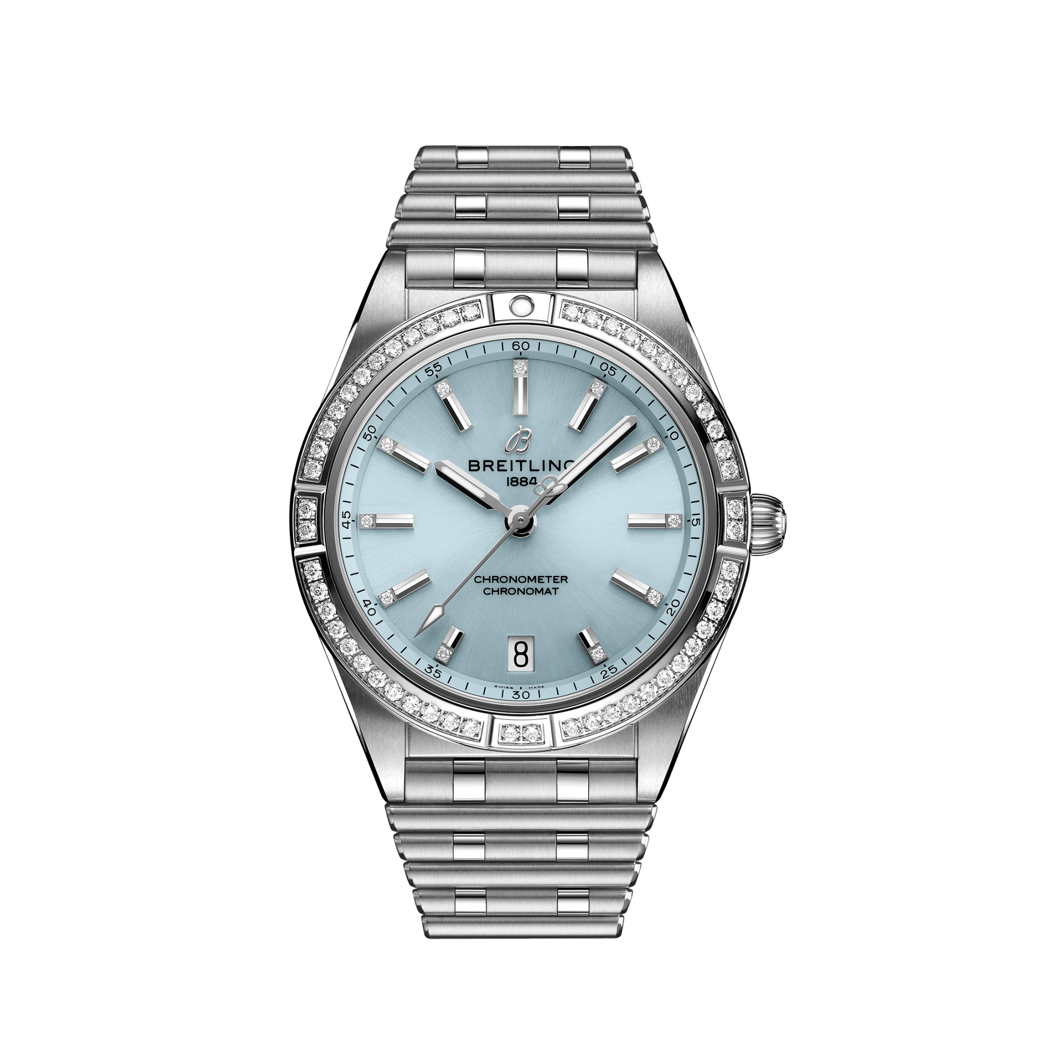 Chronomat Steel And White Gold G10380591C1G1 AU750