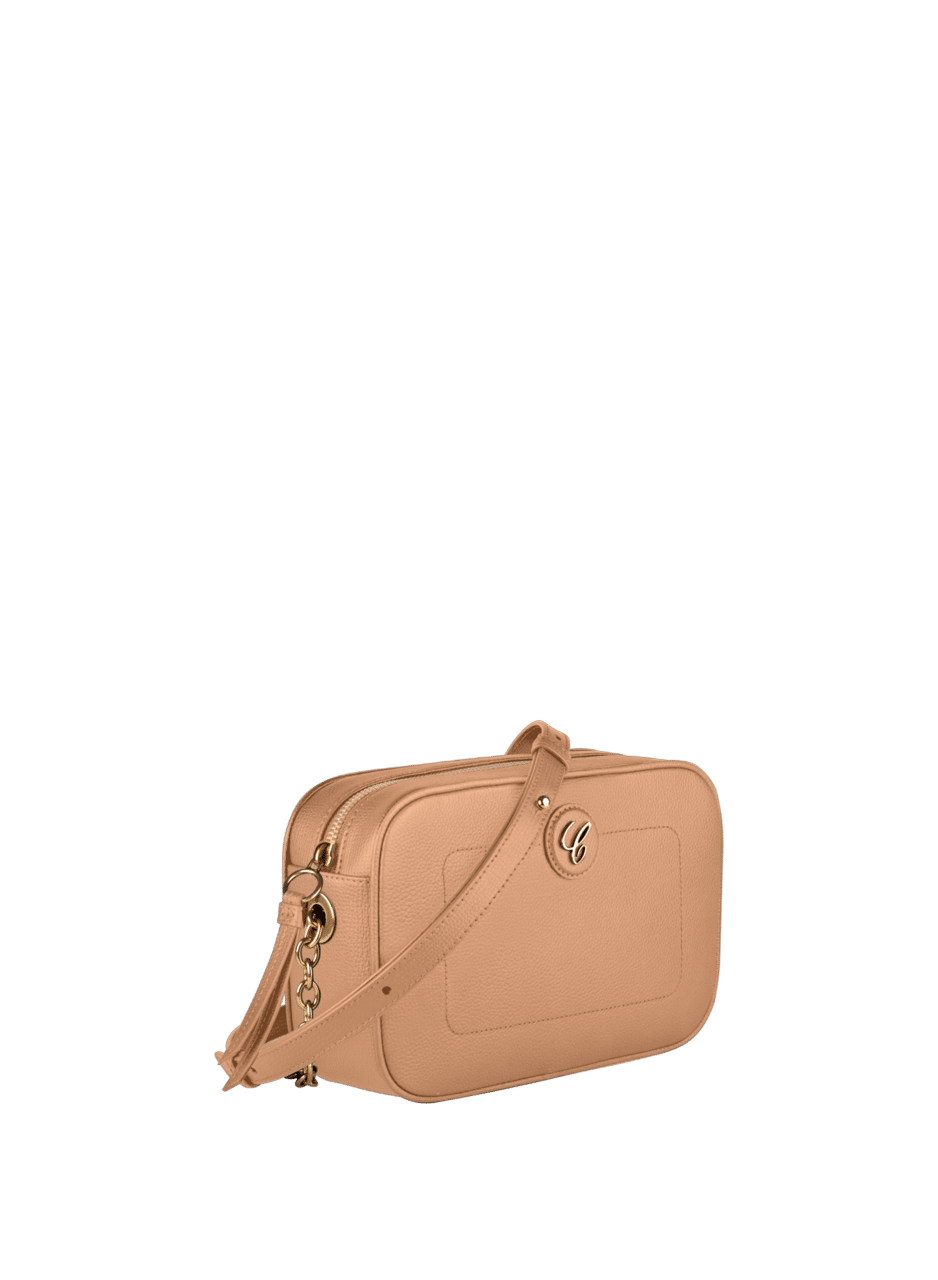 Happy Sport Camera Bag Camel Grain Calf 95000-1197