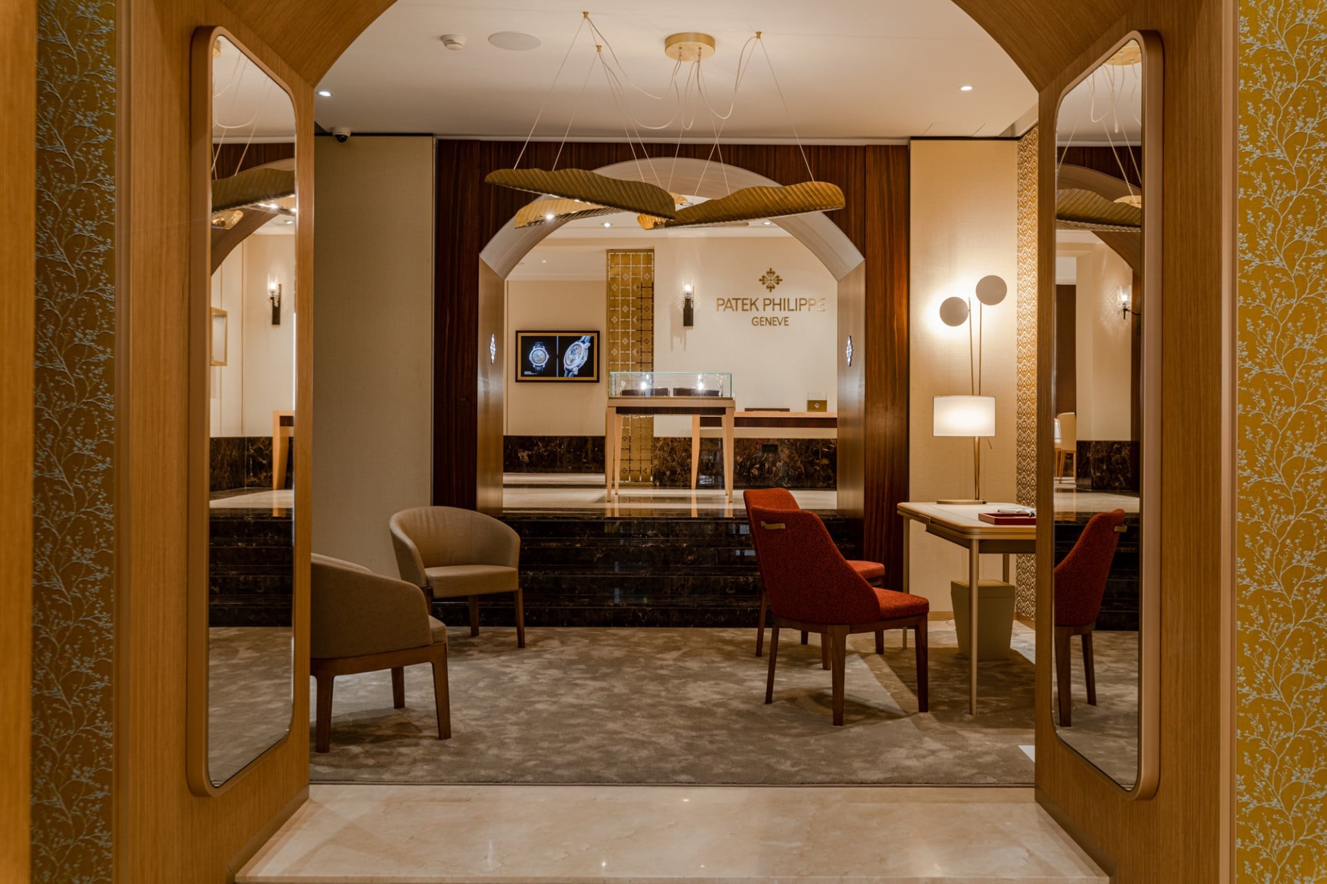 Patek Philippe Geneve lounge at Edwards Lowell