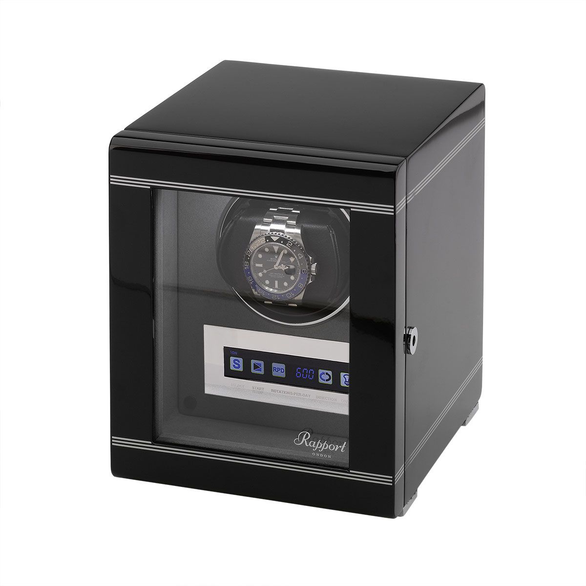 Single Watch Winder Black With Touch W551