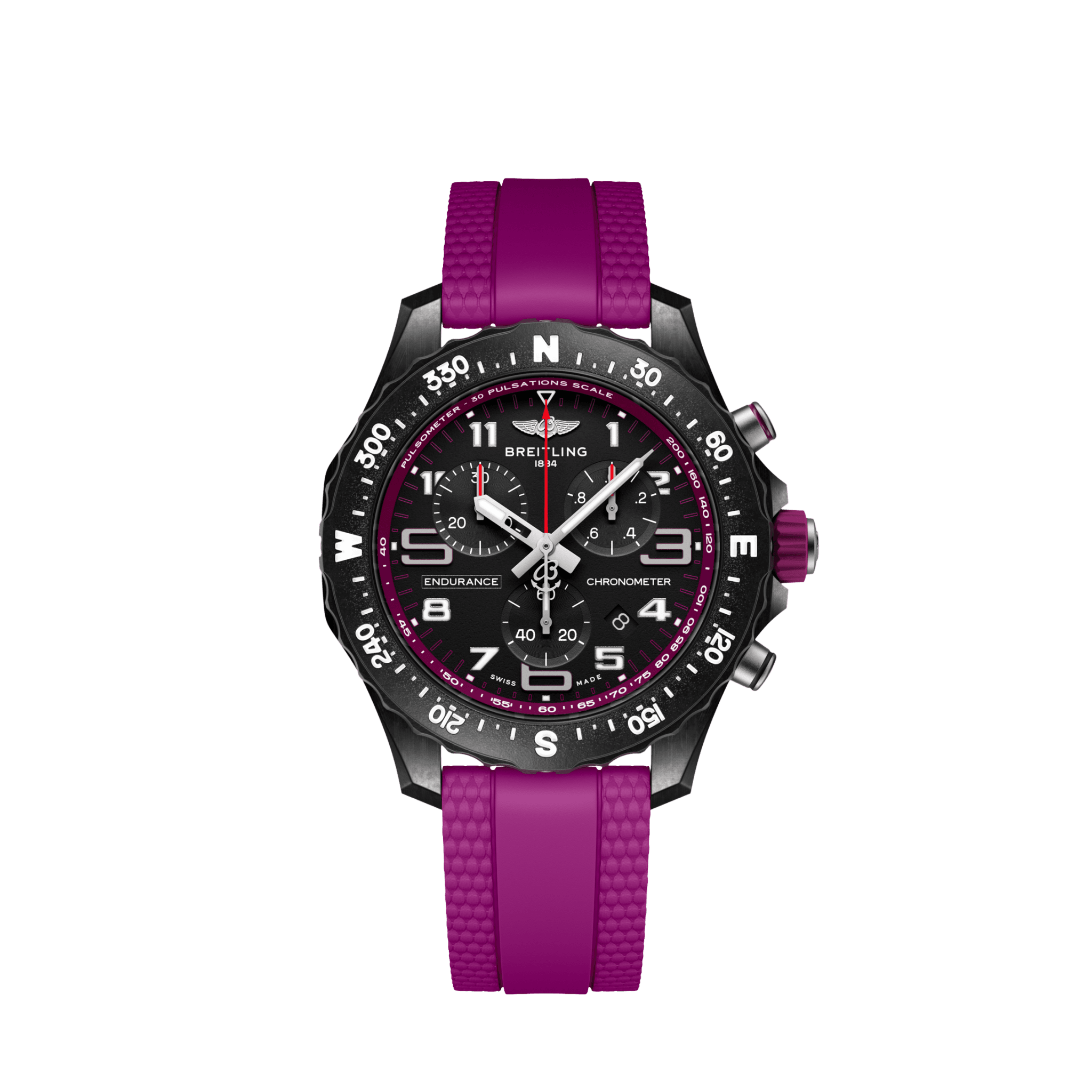 Endurance Pro 38MM Breitlight Qrtz Purpl X83310F61B1S1