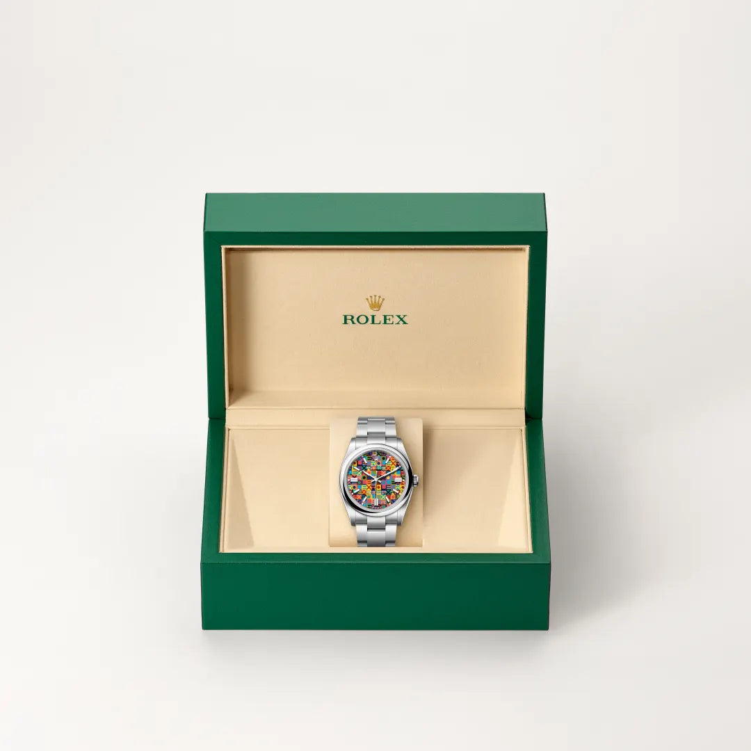 Rolex Oyster Perpetual in Oystersteel, M126000-0016 - Edwards Lowell