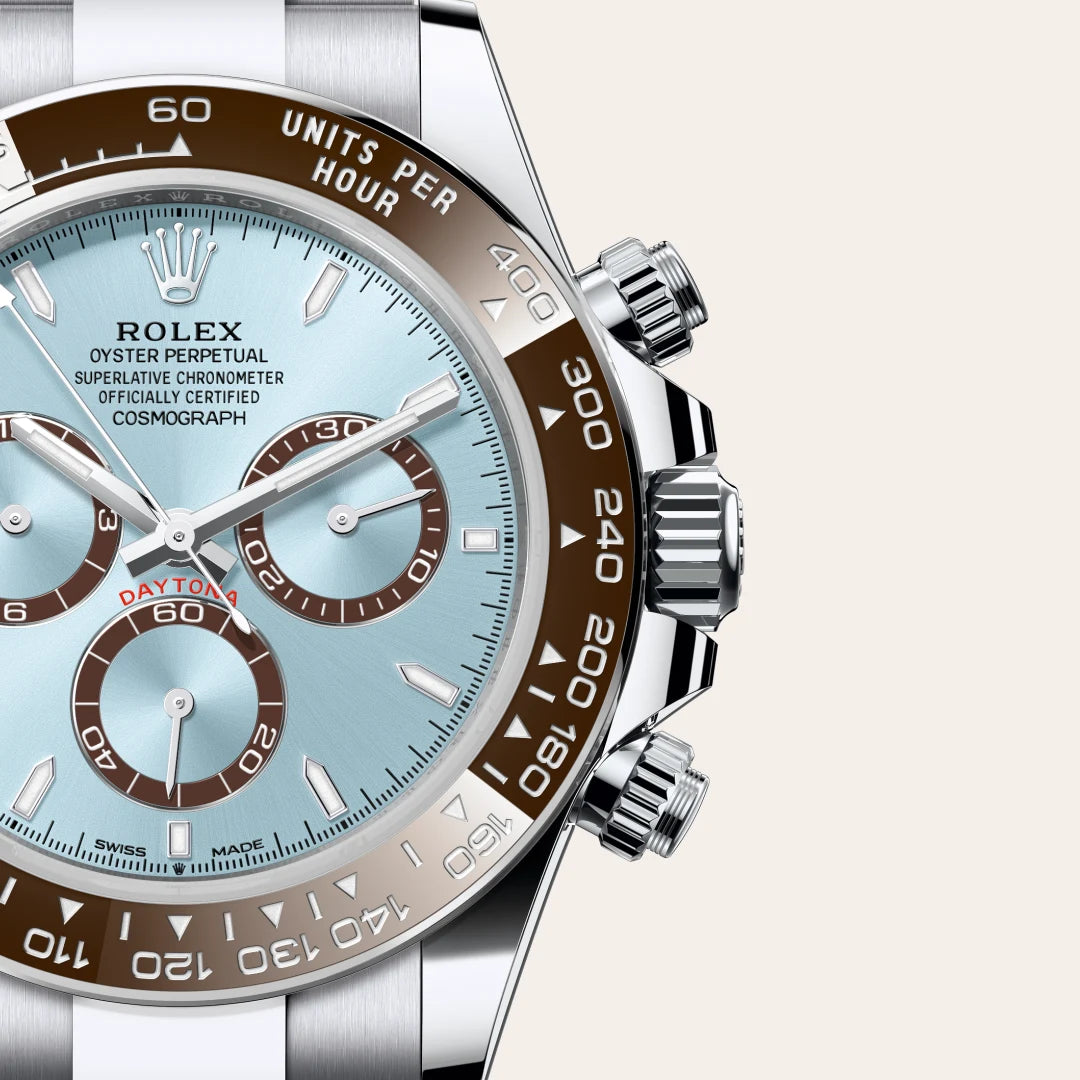 Rolex Cosmograph Daytona in platinum, M126506-0001 - Edwards Lowell
