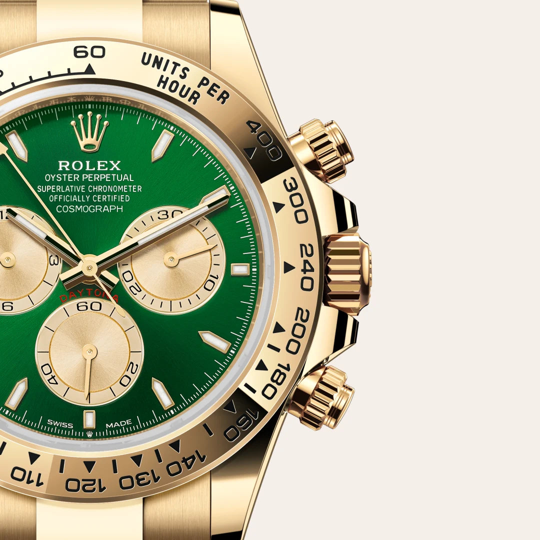 Rolex Cosmograph Daytona in yellow gold, M126508-0008 - Edwards Lowell