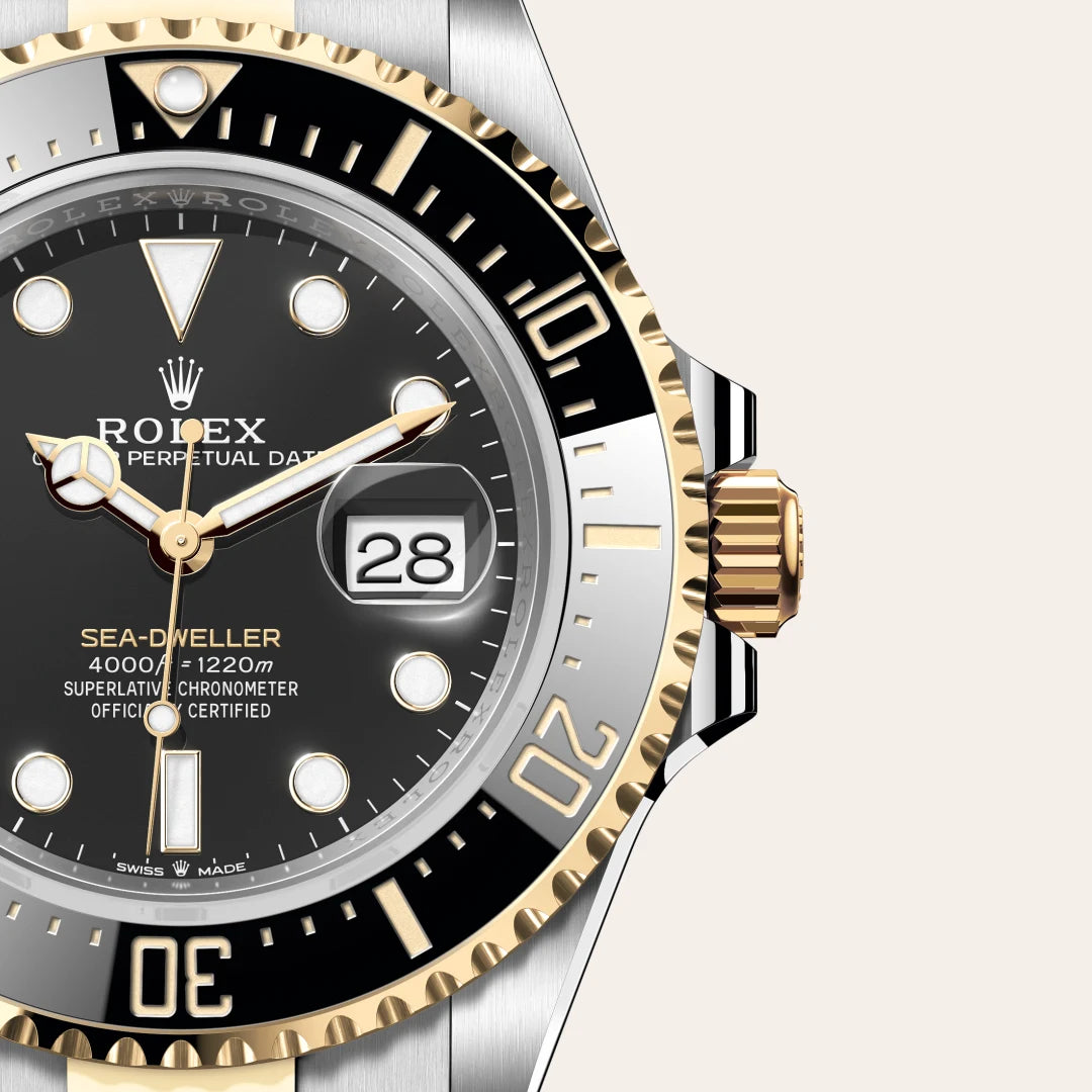 Rolex Sea-Dweller in Oystersteel and yellow gold, M126603-0001 - Edwards Lowell