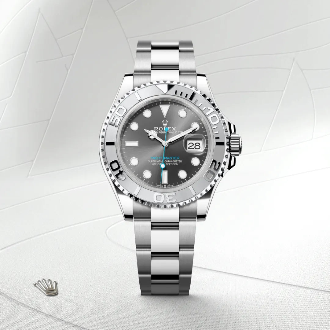 Rolex Yacht-Master in Oystersteel and platinum, M126622-0001 - Edwards Lowell