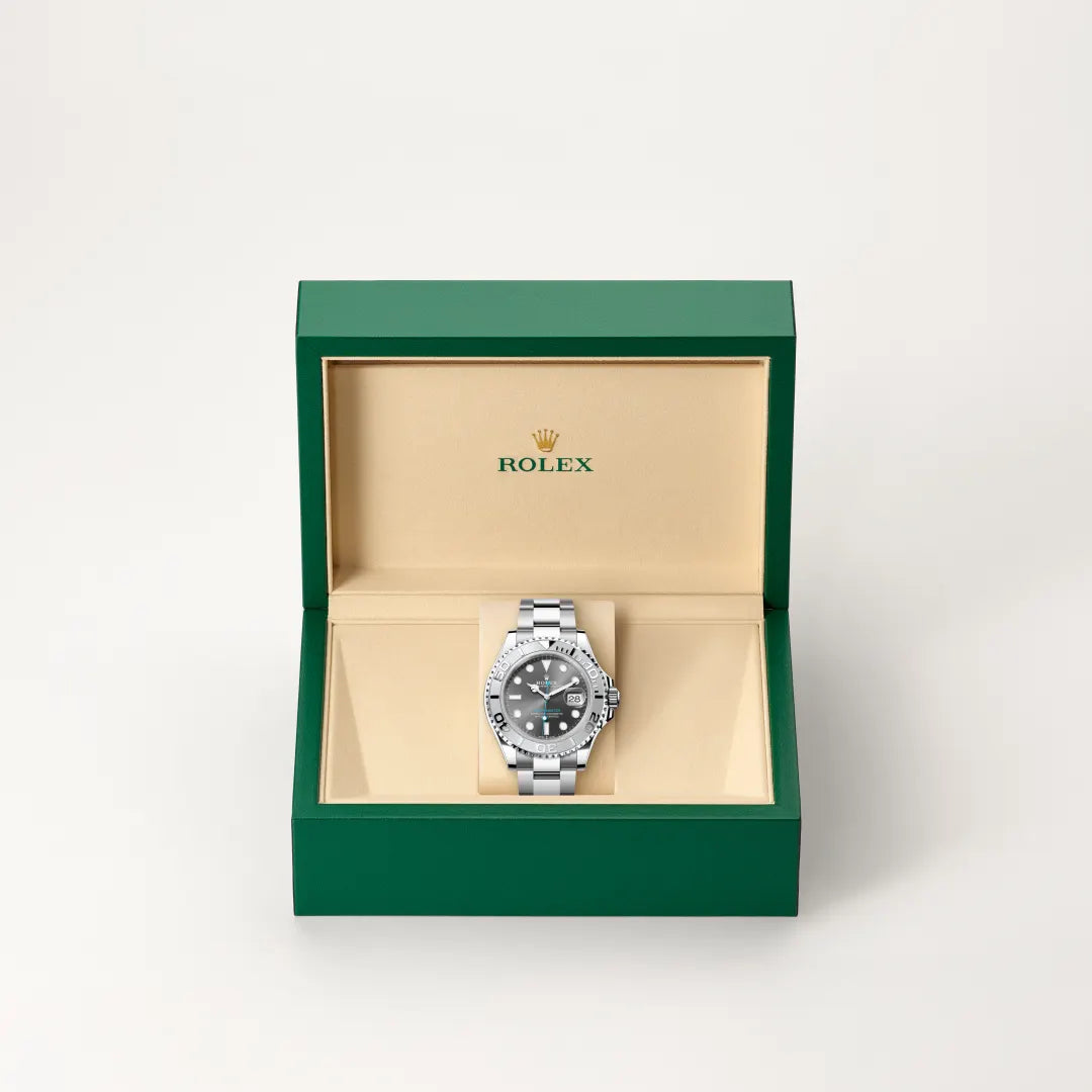 Rolex Yacht-Master in Oystersteel and platinum, M126622-0001 - Edwards Lowell