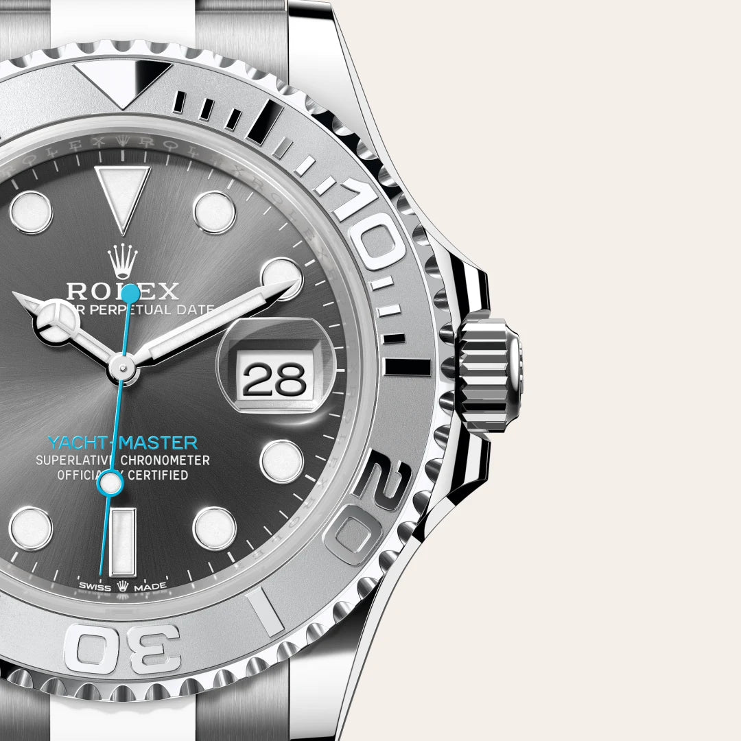 Rolex Yacht-Master in Oystersteel and platinum, M126622-0001 - Edwards Lowell