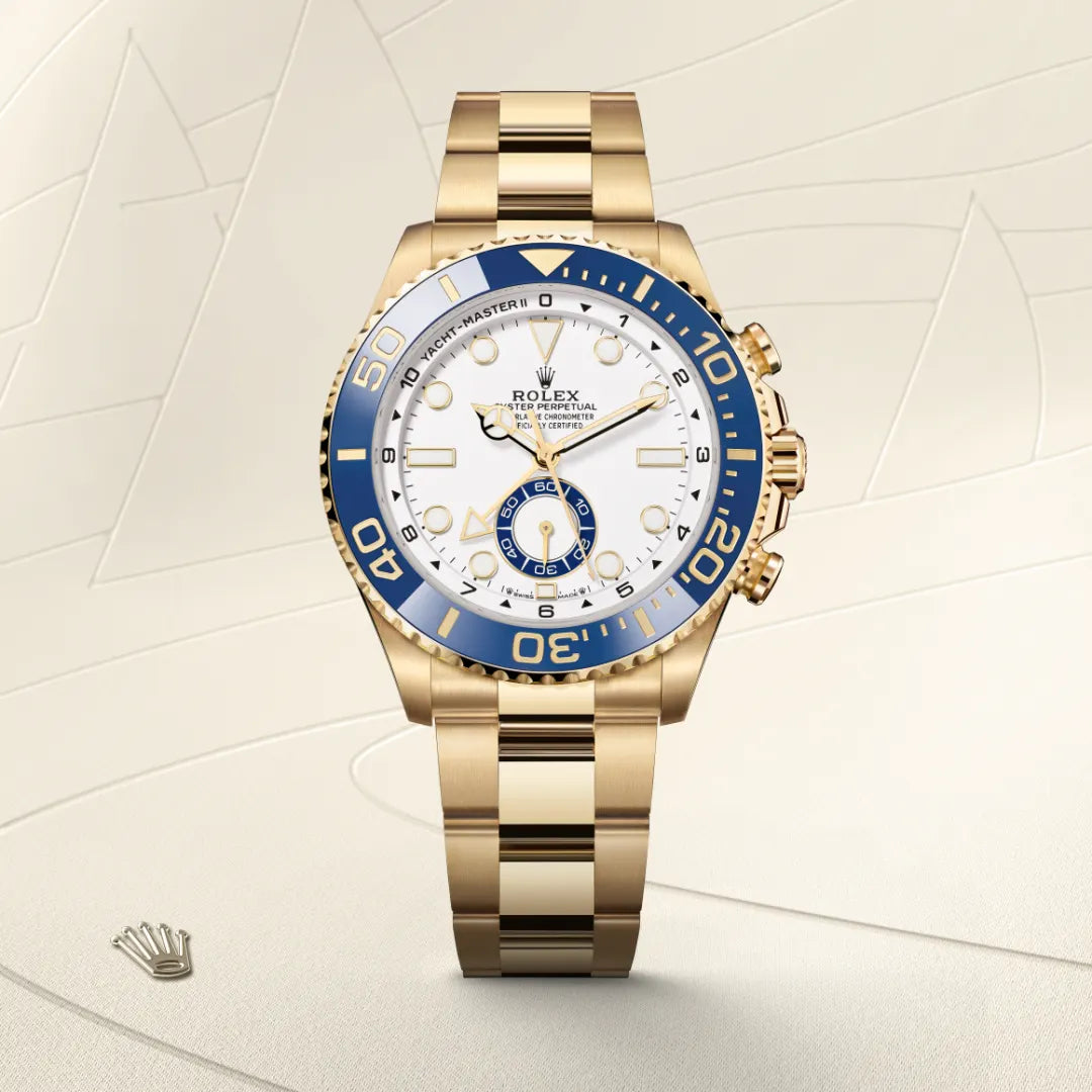 Rolex Yacht-Master II in yellow gold, M126688-0001 - Edwards Lowell