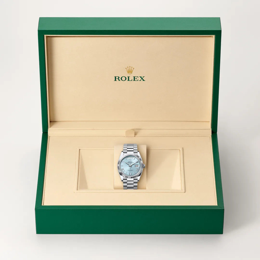 Rolex Day-Date in platinum, M128236-0018 - Edwards Lowell