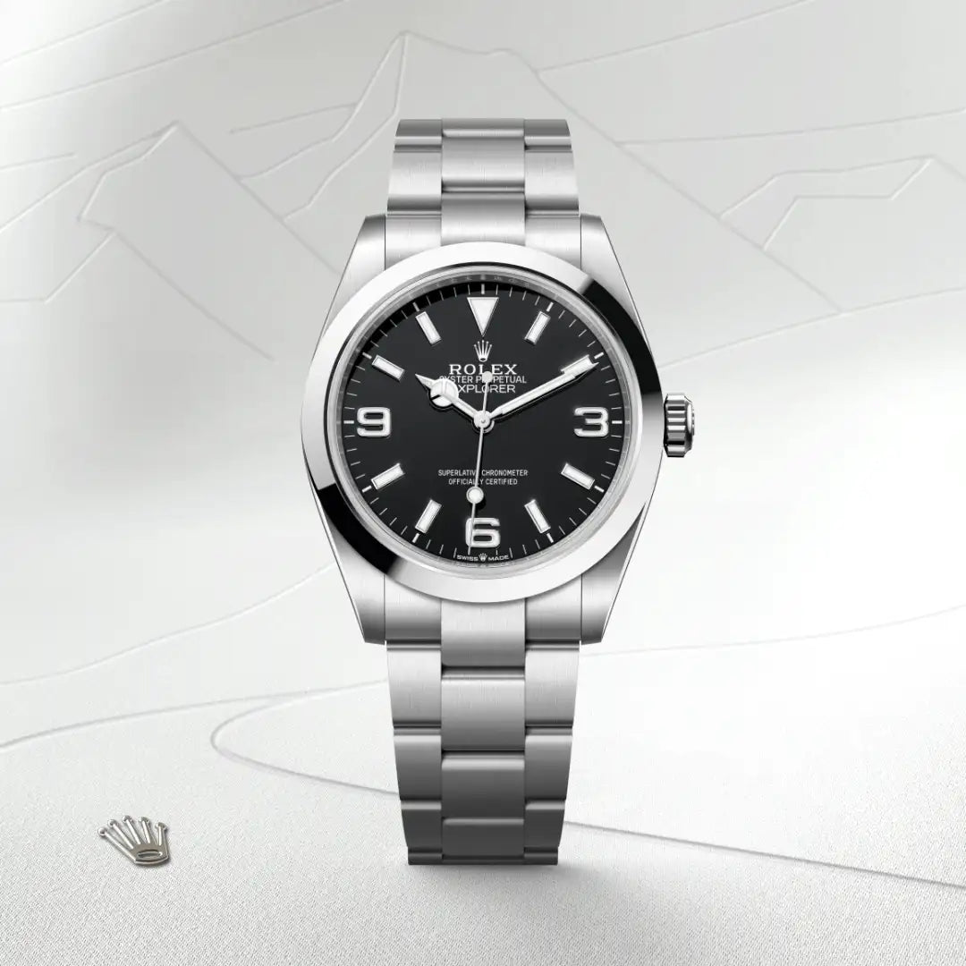 Rolex Explorer in Oystersteel, M224270-0001 - Edwards Lowell