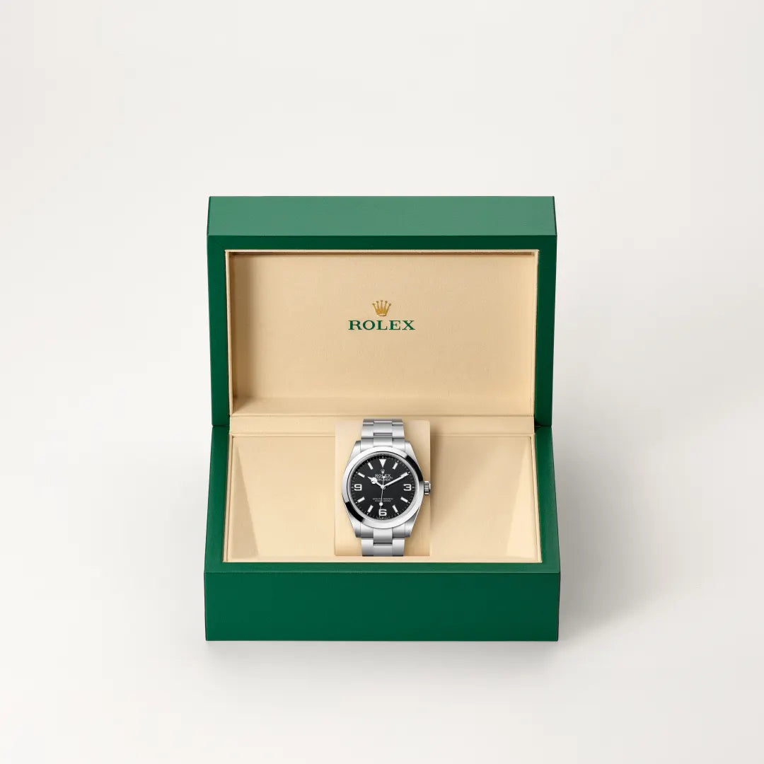 Rolex Explorer in Oystersteel, M224270-0001 - Edwards Lowell
