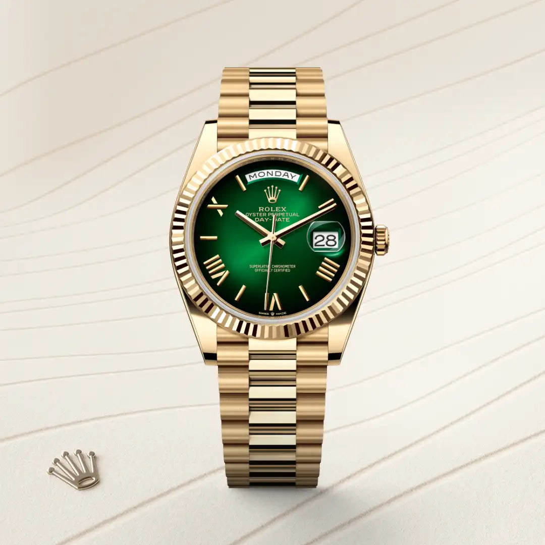 Rolex Day-Date in yellow gold, M228238-0069 - Edwards Lowell