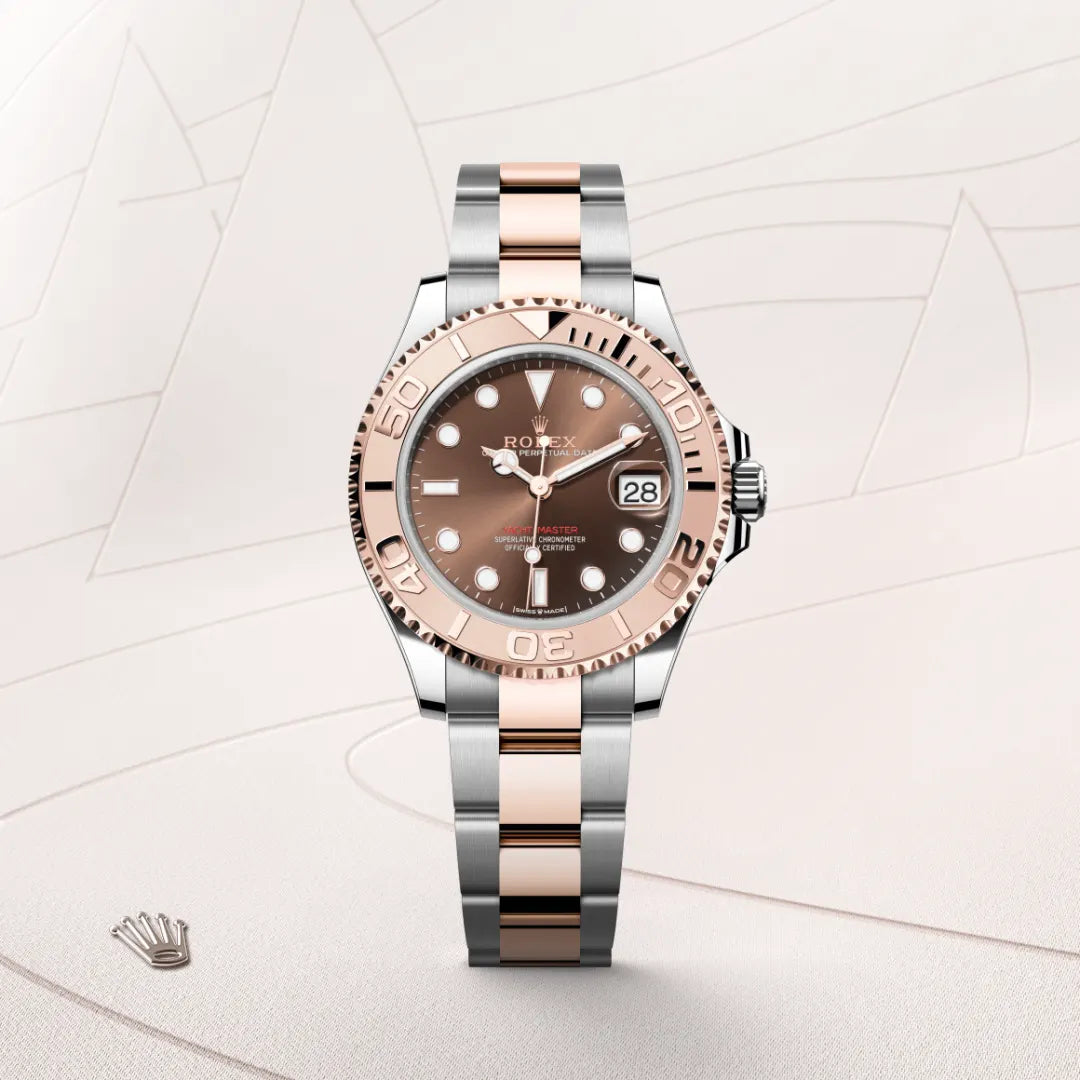 Rolex Yacht-Master in Oystersteel and Everose gold, M268621-0003 - Edwards Lowell