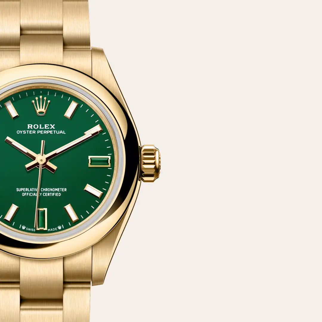 Rolex Oyster Perpetual in yellow gold, M276208-0002 - Edwards Lowell