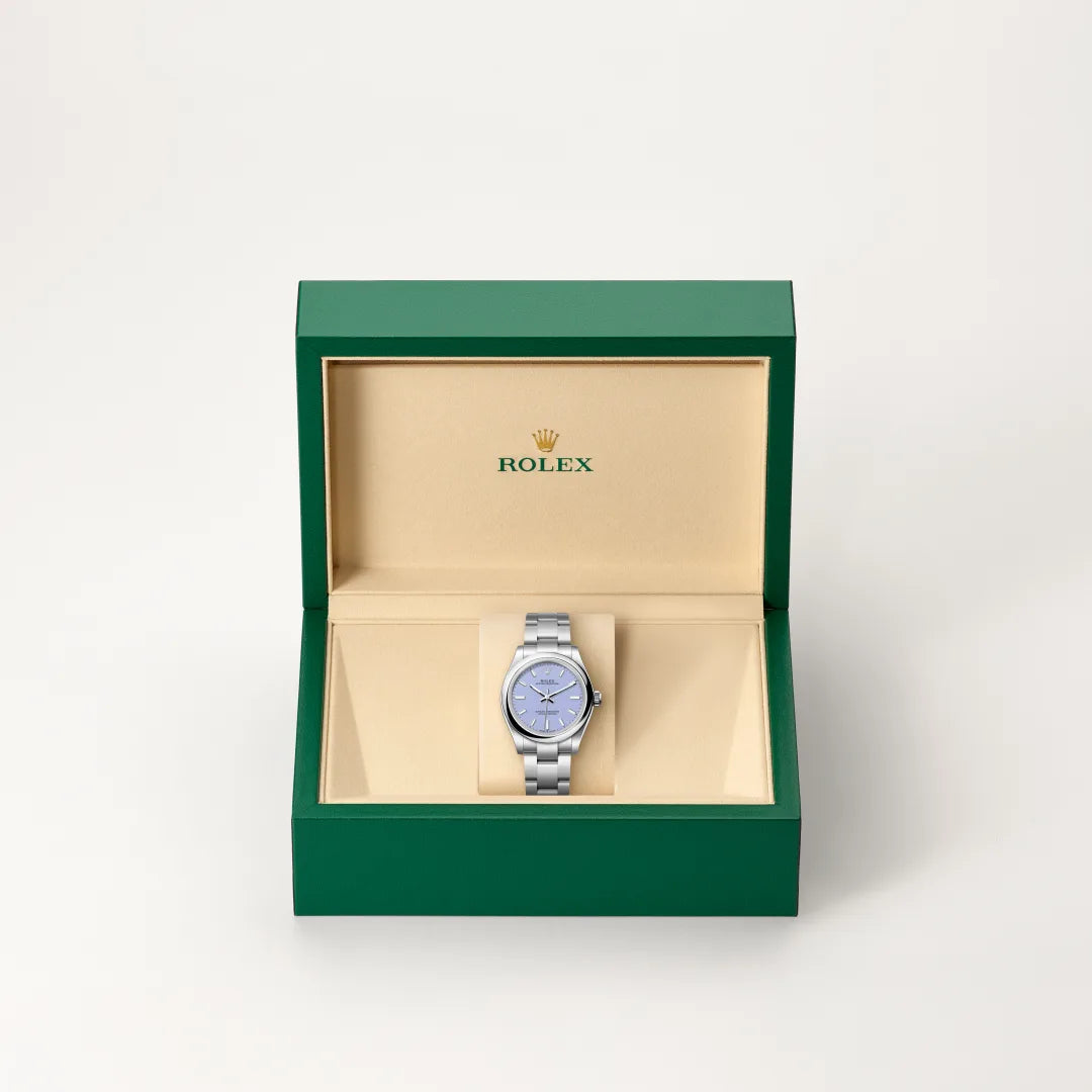 Rolex Oyster Perpetual in Oystersteel, M277200-0014 - Edwards Lowell