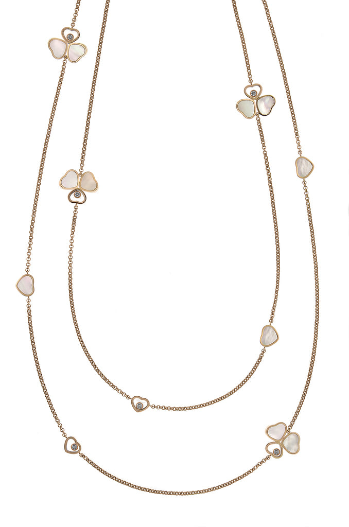 Neckalce Happy Hearts Rg 8MOV Diams Mop 81A083-5301