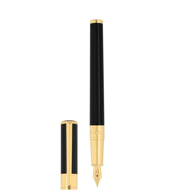 Initial Fountain pen golden