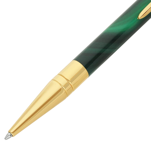 initial Ballpoint pen Géode green