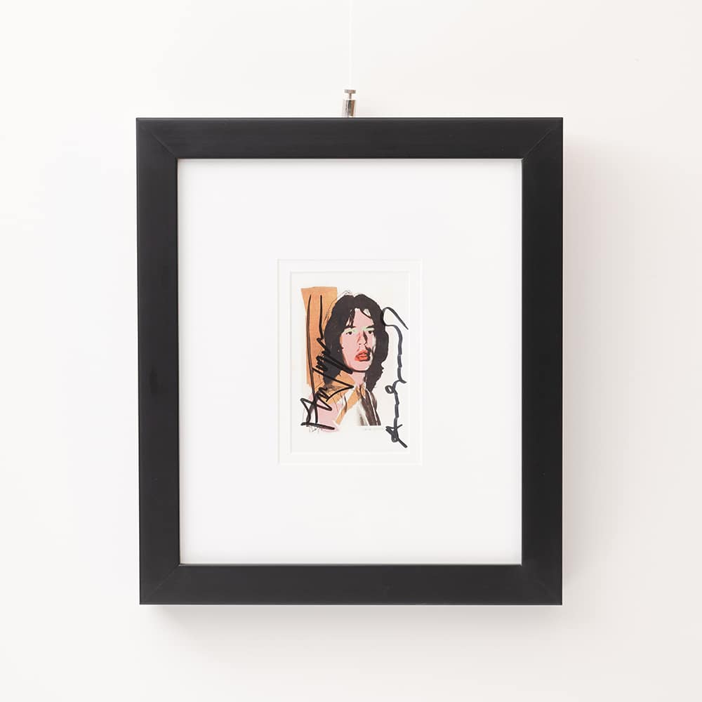 Mick Jagger Andy Warhol