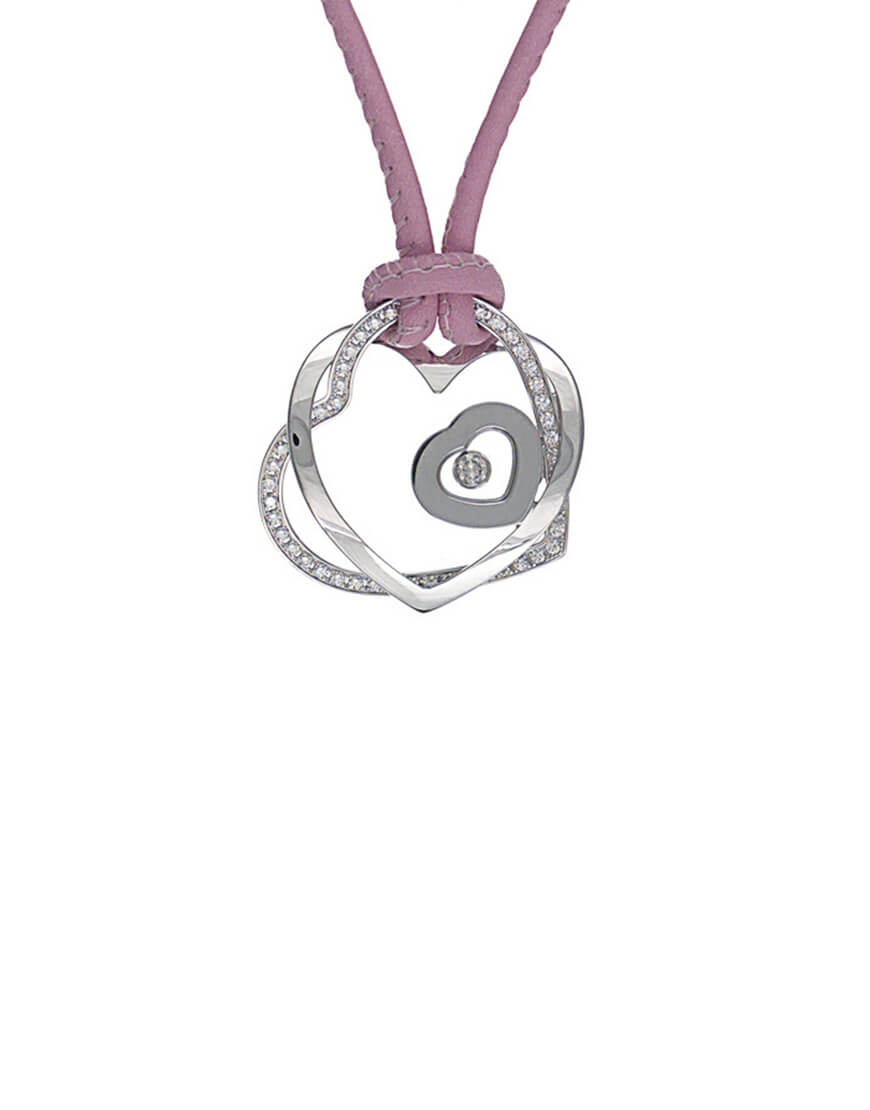 Chopard - HAPPY DIAM PEND HEART SM CORD