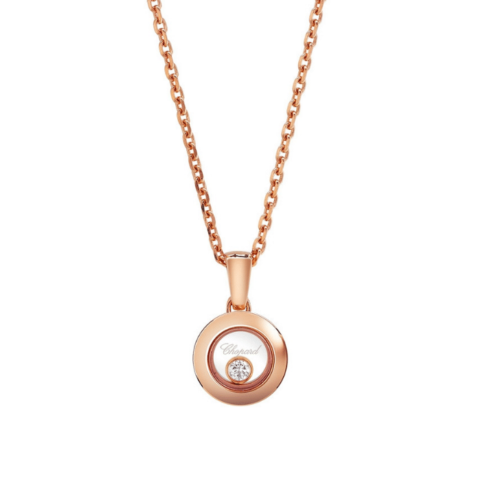 Chopard - PENDANT HAPPY DIAMONDS RG 1 MOV DIAM