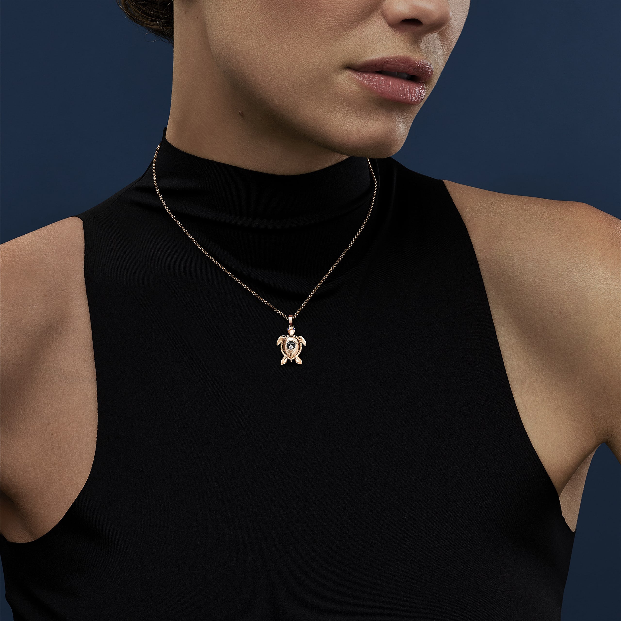 Happy Diamonds Pendant Turte Rg 79A187-5001 AU750