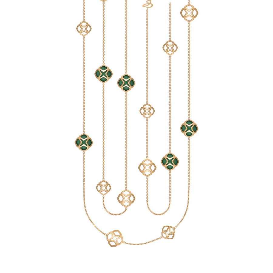 Chopard - IMPERIALE NECKLACE RG 120CM CHALCEDONY