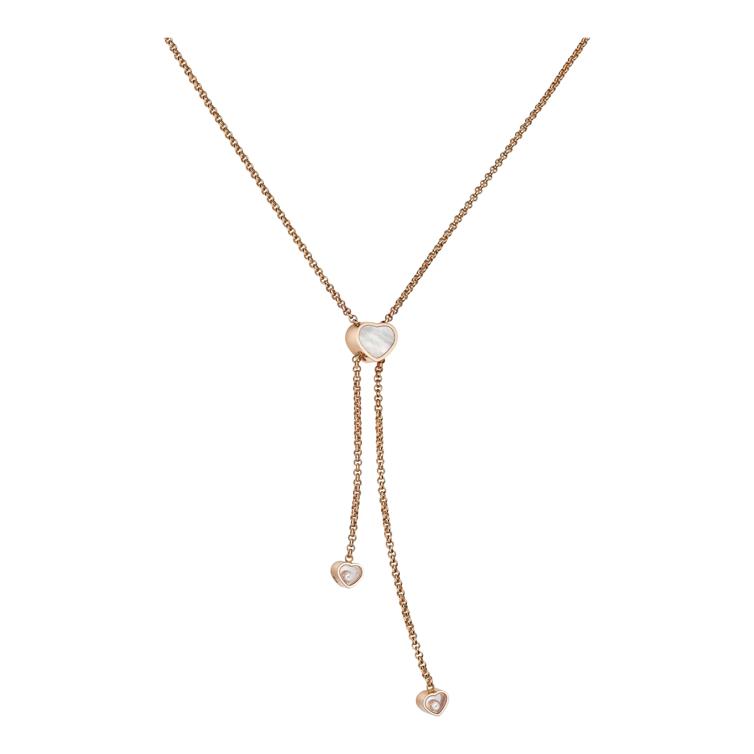 Happy Hearts Necklace Rg Mop 81A148-5301 AU750